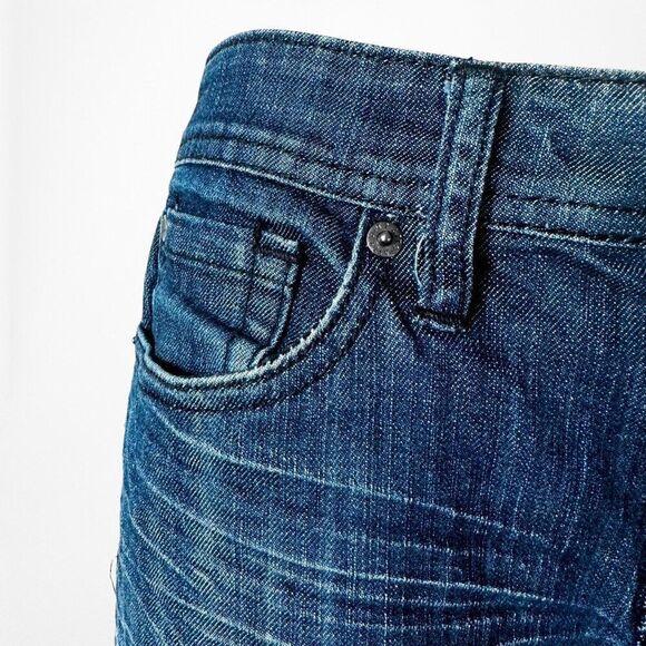 Apt. 9 Dark Wash Low Rise Slim Fit Straight Leg Denim Jeans Size 29 - Picture 7 of 7